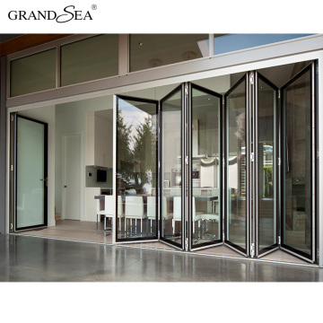 interior aluminium folding partition folding stacking doors